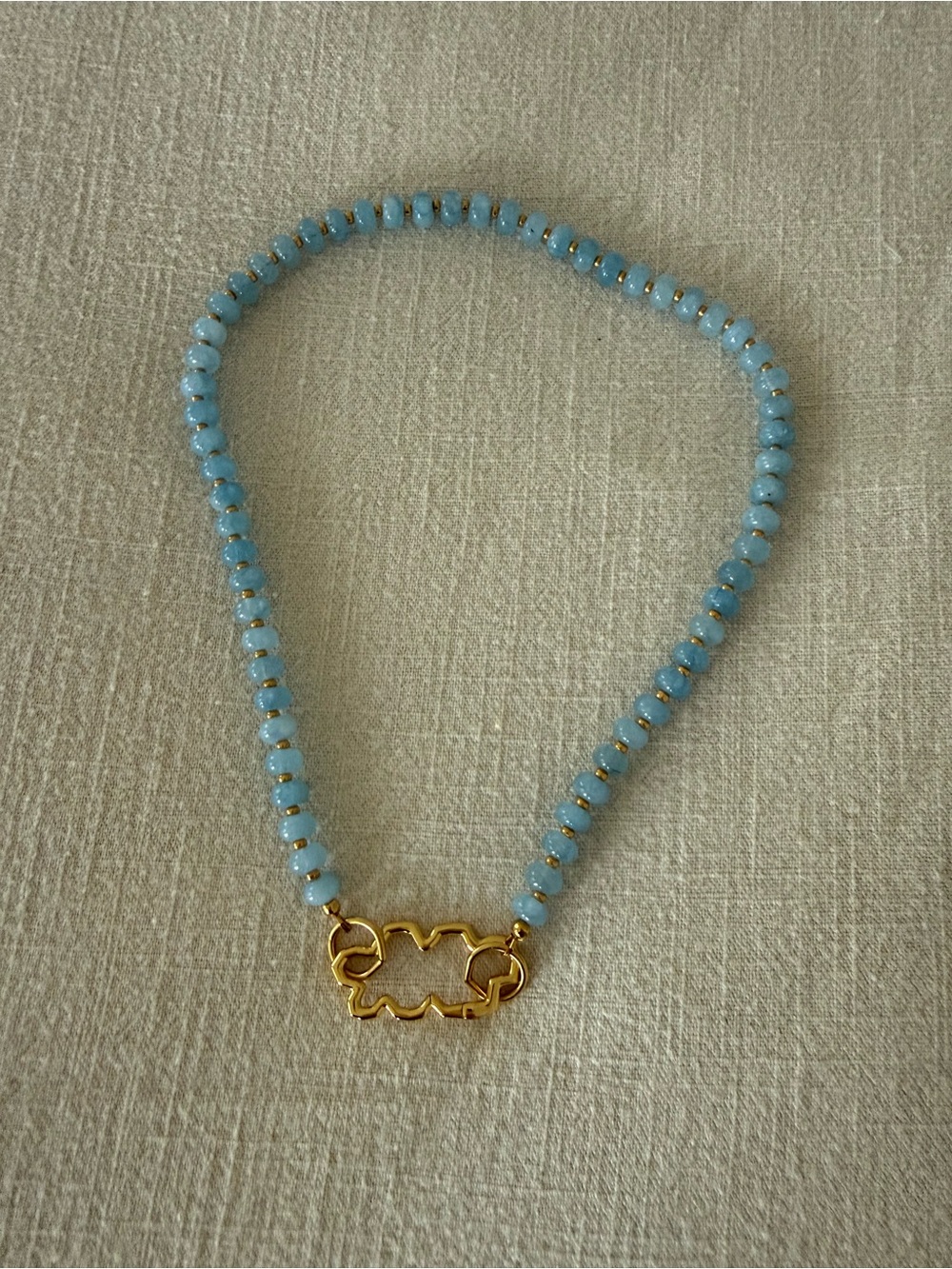Spicy Dan x Cozyland Light Blue Quartz Necklace